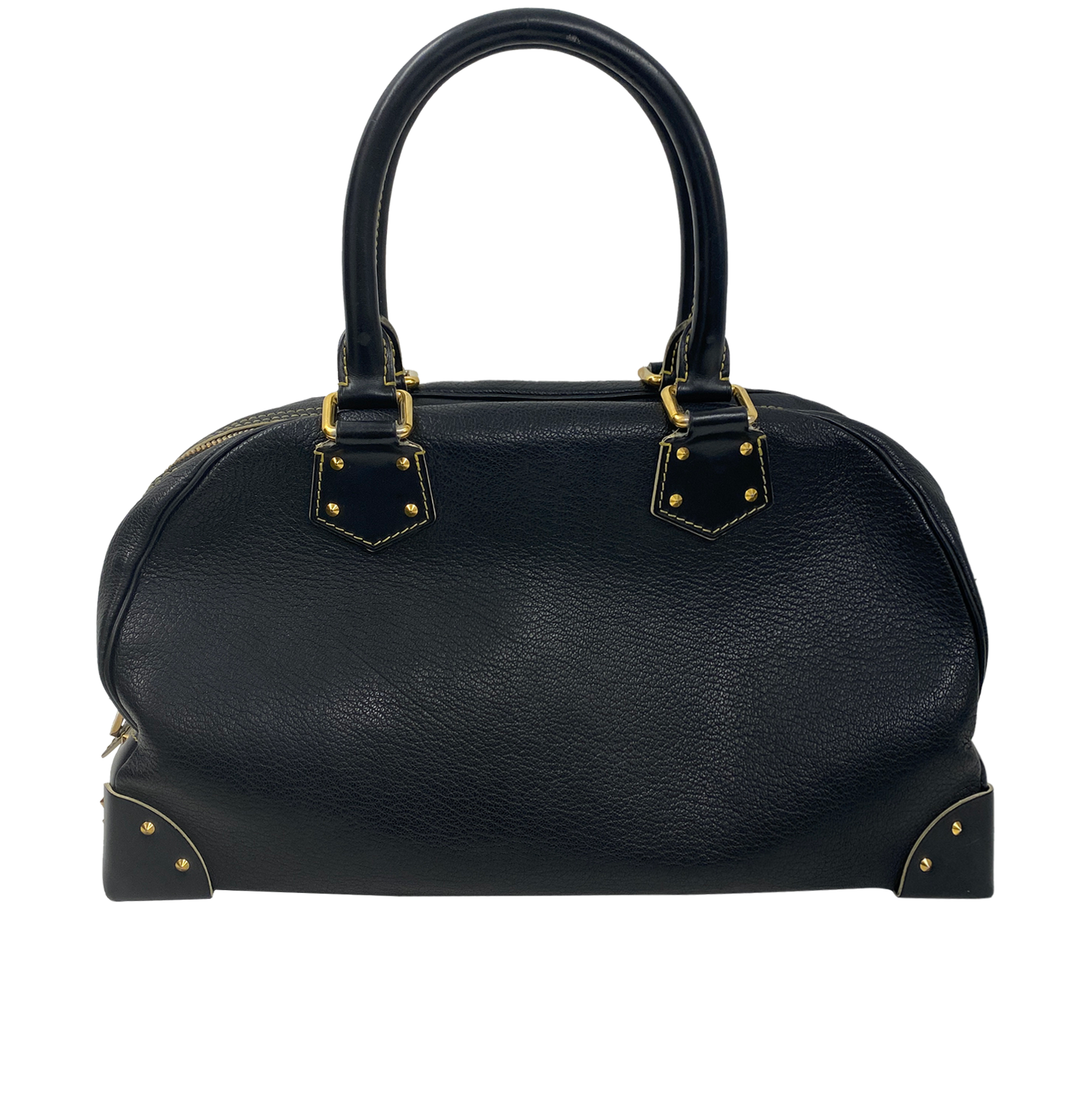 Suhali Superbe, 640&euro;, Bolso, Negro, Animal - Piel, Vista trasera